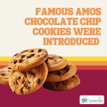 Famous Amos chocolate chip cookies were introduced in 1975